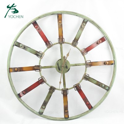 Large Outdoor Garden Metal Wall Clock